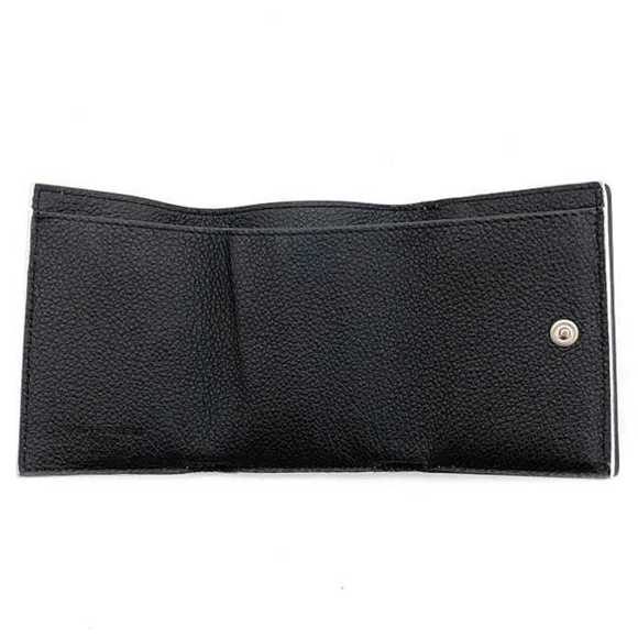 Saint Laurent Trifold Wallet Black White Bicolor 459784 Leather SAINT LAURENT... - Picture 5 of 10